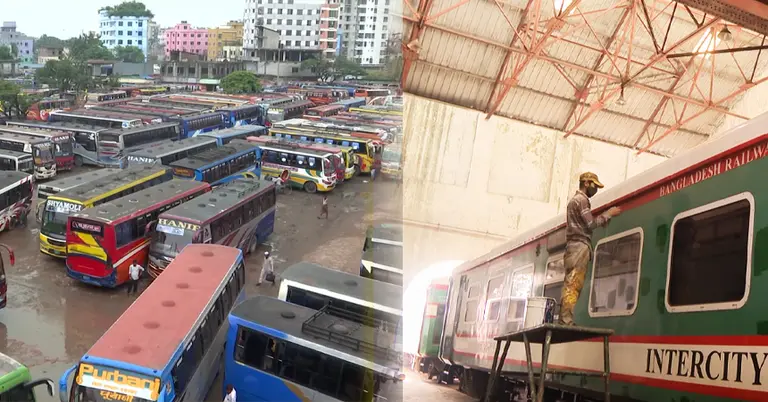 প্রস্তুত করা হচ্ছে রেলের কোচ ও বাস